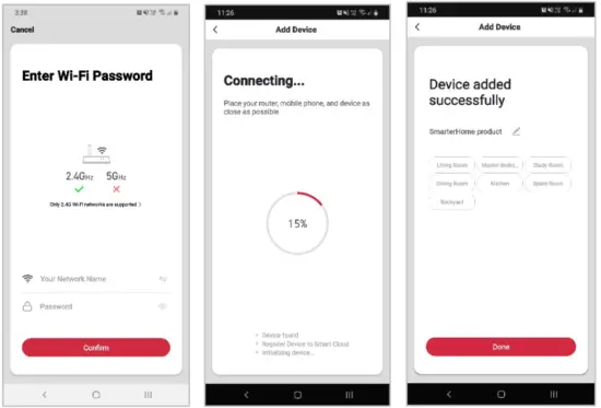 kogan KASGSHT24BA Smarterhome 2400W Glass Panel Heater - Fig