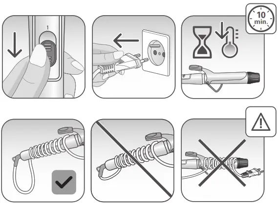 Rowenta CF2112F0 Curling Iron - Fig 3