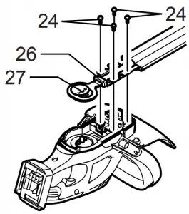 makita Cordless Hedge Trimmer - 17