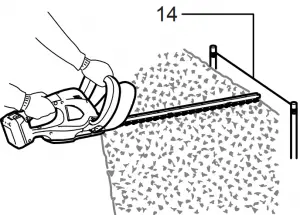 makita Cordless Hedge Trimmer - 9