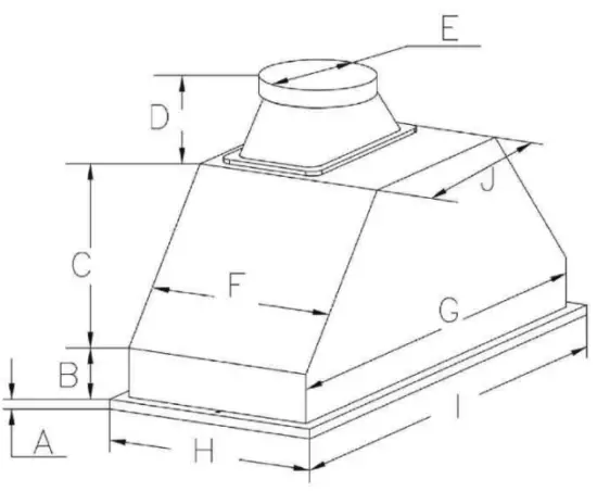 Vesta VRH MONTREAL 30 36SS Montreal range hood - Demantion