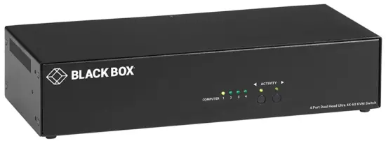 BLACK BOX HD6224A 4K60 HDMI Dual Head KVM Switch