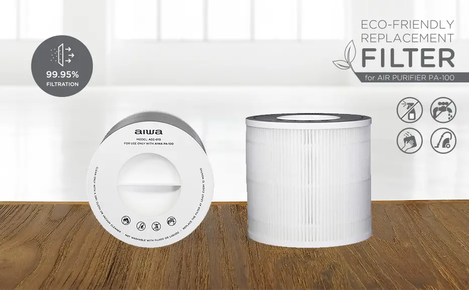 aiwa PA-100 Eco Friendly Pre Filter Air Purifier