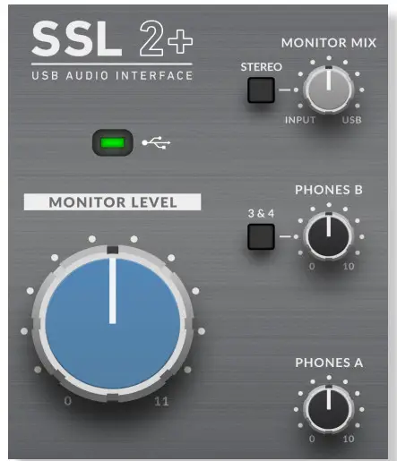 Solid State Logic SSL 2 Desktop 2x2 USB Type-C Audio Interface - figure 15