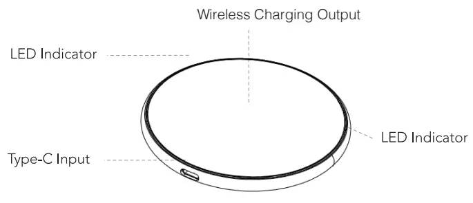 Casetagram 191409FRE Wireless Charging Pad - 1