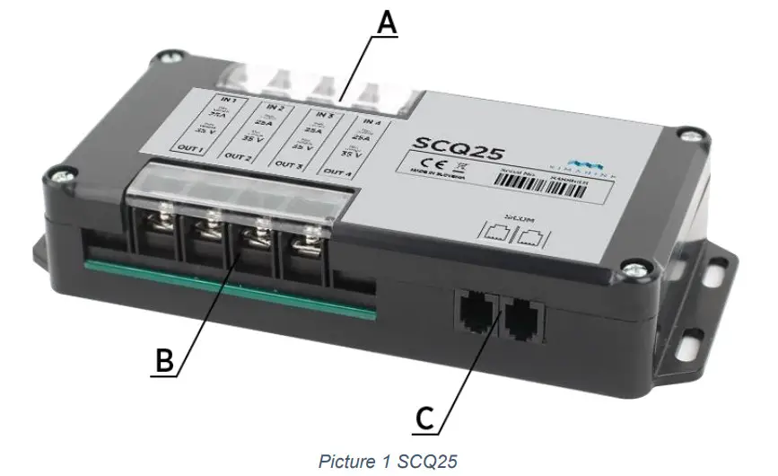 SIMARINE SCQ25 Quadro Digital Shunt Module - overview