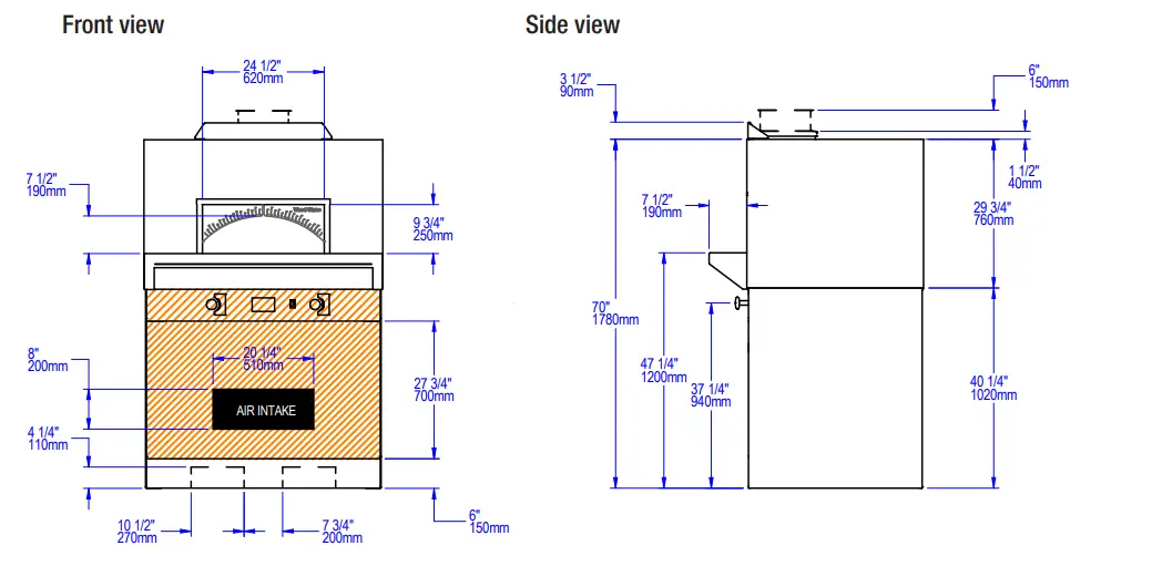 Wood Stone PHOENIX OVEN R SPECIFICATIONS25