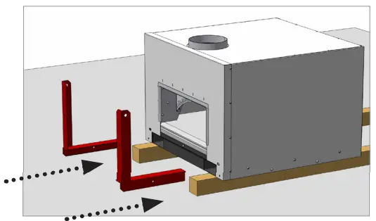 Wood Stone PHOENIX OVEN from the oven front