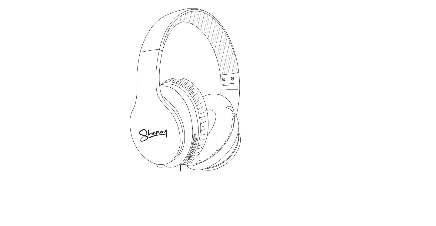 Shenoy Sh007 Active Noise Canceling Wireless Headphones User Manual