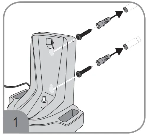 Installing the wall mount