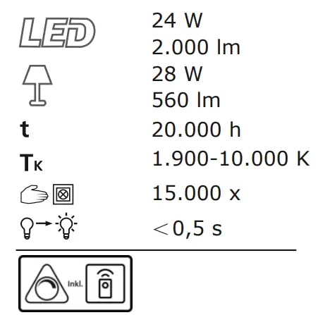 Paul Neuhaus 7791841 LED Ceiling Light Frameless-FIG1