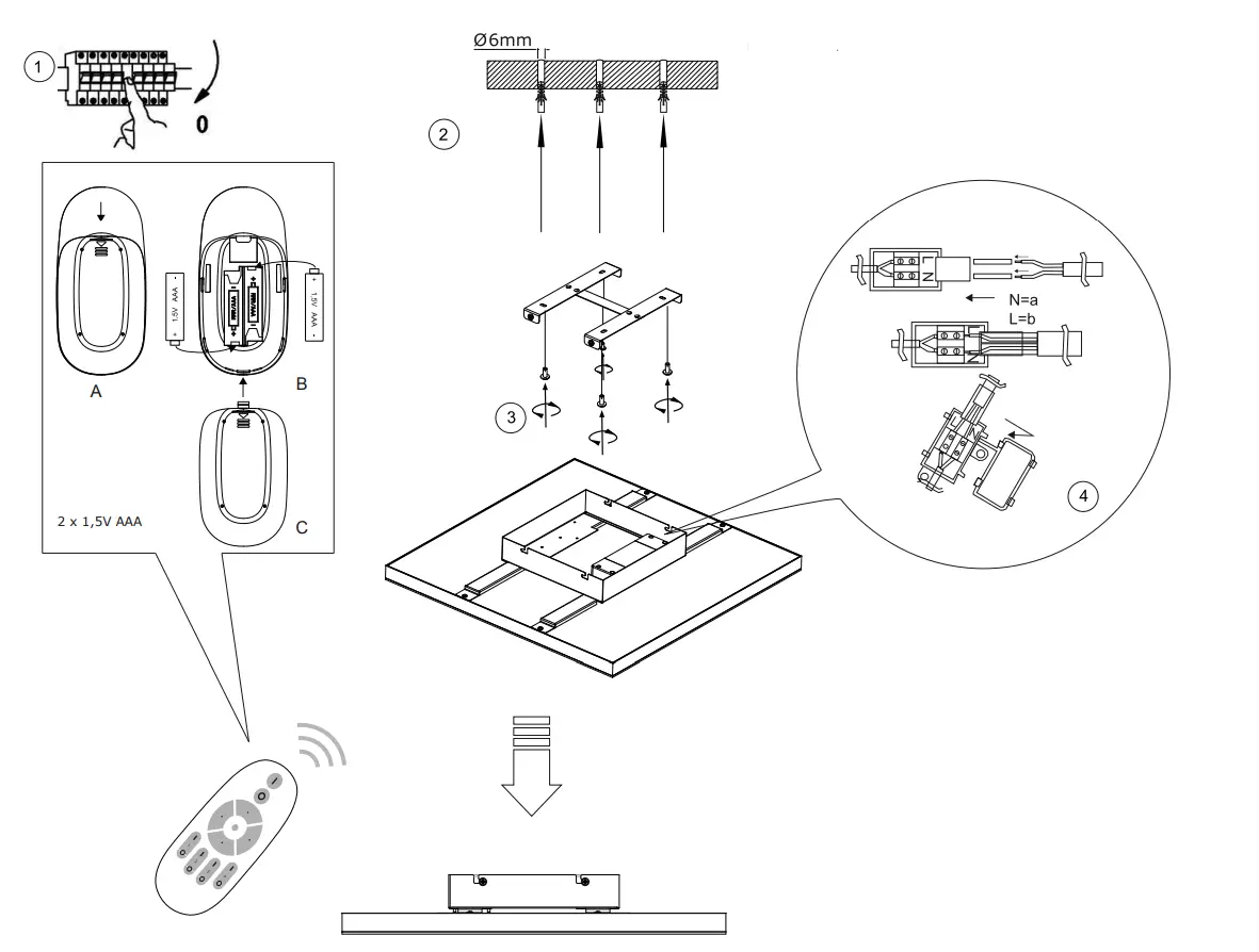 Paul Neuhaus 7791841 LED Ceiling Light Frameless-FIG3