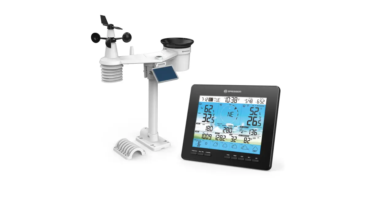 Bresser 4cast Pro Wifi Weather Center With 7 In 1 Outdoor Sensor Instruction Manual