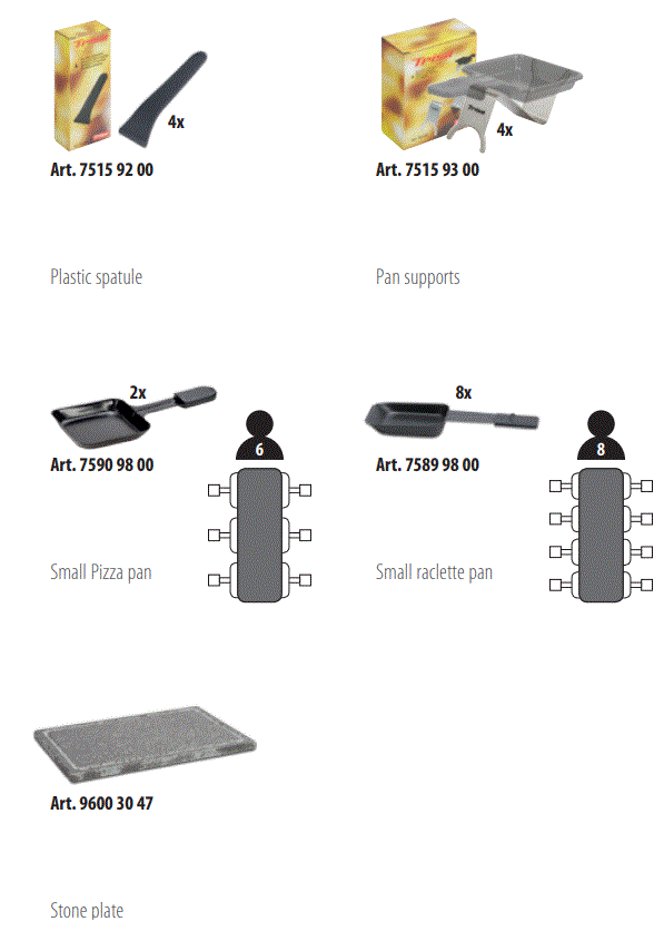 Trisa 7590.42 Pizza Raclette Grill 11