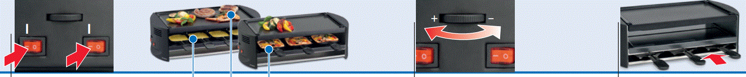 Trisa 7590.42 Pizza Raclette Grill 9