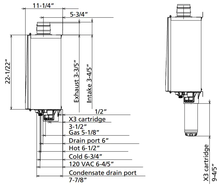 OUTPUT TEMPERATURE CHART