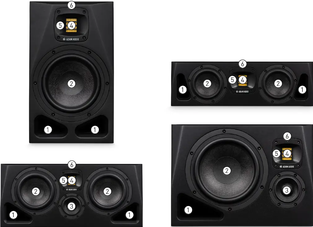 ADAM AUDIO A4V Active Studio Monitors 01