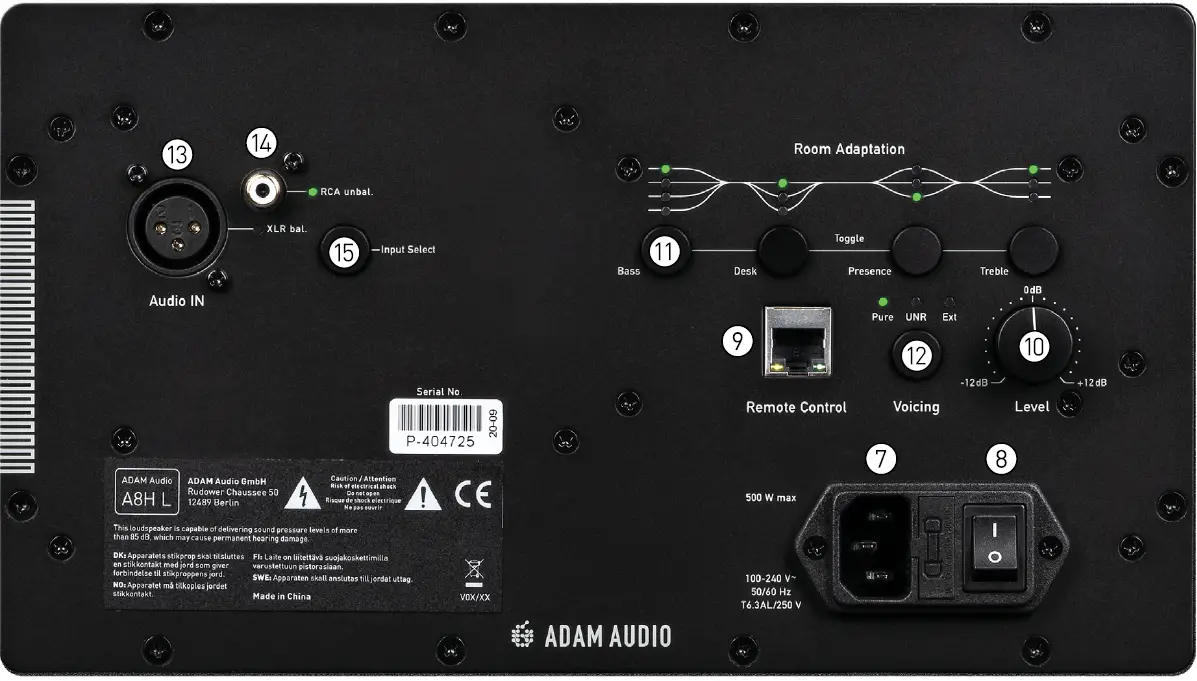 ADAM AUDIO A4V Active Studio Monitors 02