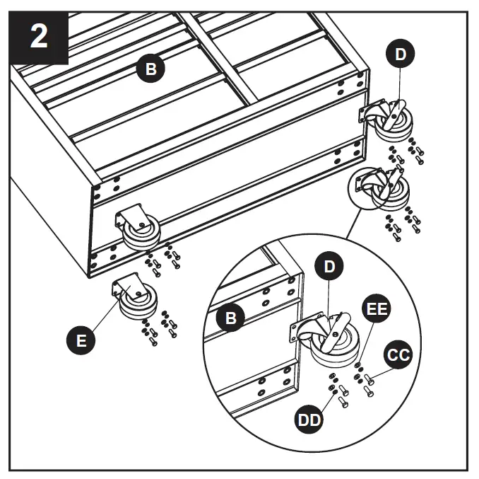 DieHard 10885 9 Drawer 42 Inch Mobile Cabinet 5
