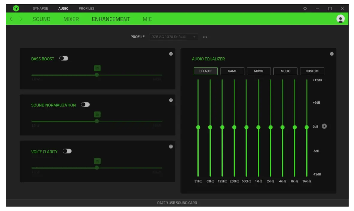 RAZER Gaming Headset -▪ ▪ ENHANCEMENT