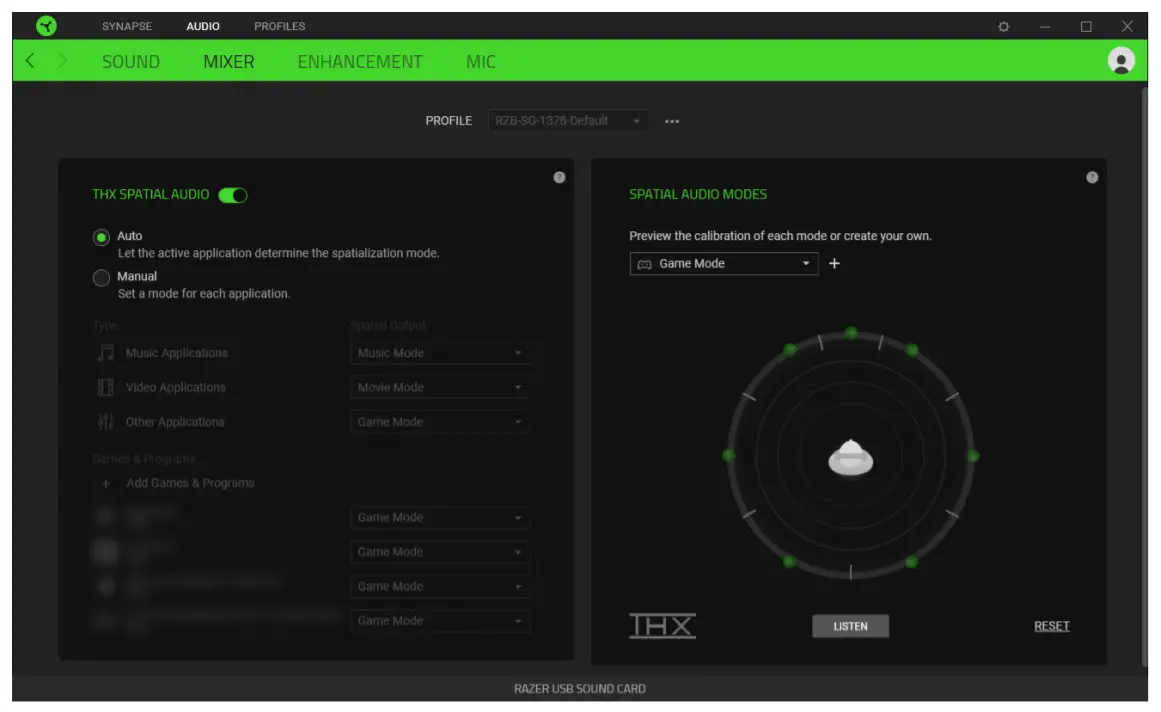RAZER Gaming Headset -▪ ▪ MIXER