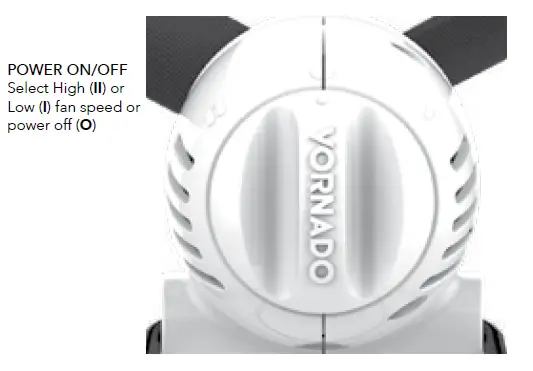 VORNADO ZIPPI Personal Air Circulator fig 3