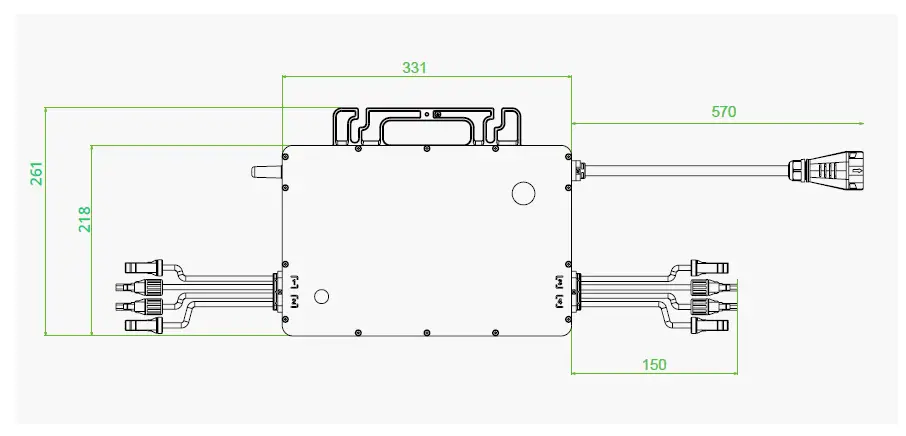 hoymiles HMS-2000-4T Single Phase Microinverter-15