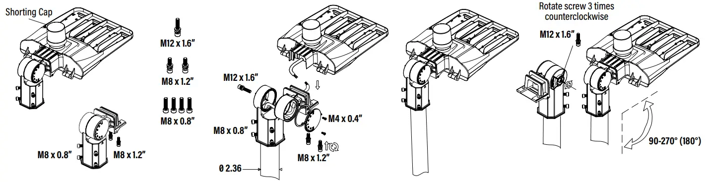 Superior Life LED Stealth Fixtures - SLIP FITTER MOUNTING