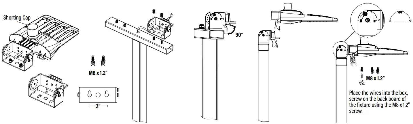 Superior Life LED Stealth Fixtures - TRUNNION MOUNTING