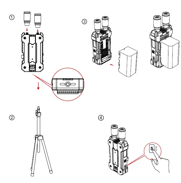 HOLLYLAND V9802G Mars 4K Wireless Video 7