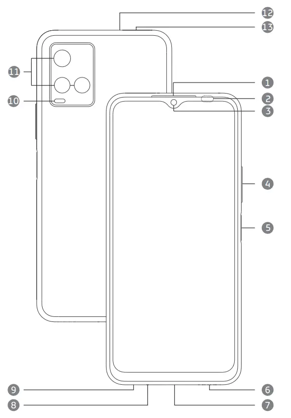 V2110 Smart Phone Appearance