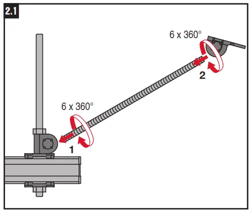 HILTI MT-S-CH Seismic Rod Hinge - fig1