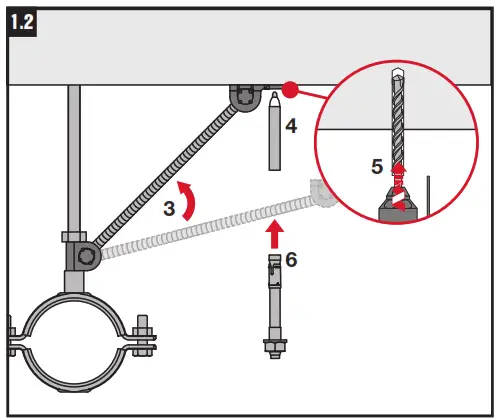 HILTI MT-S-CH Seismic Rod Hinge - fig2