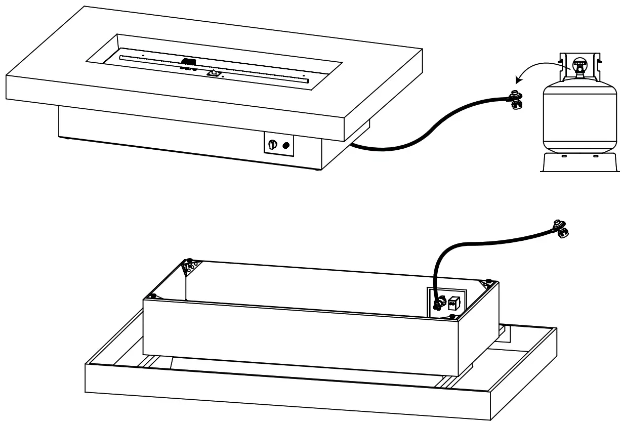 JENSEN CO U0002 06 Natural Gas Conversion Kit - black LP