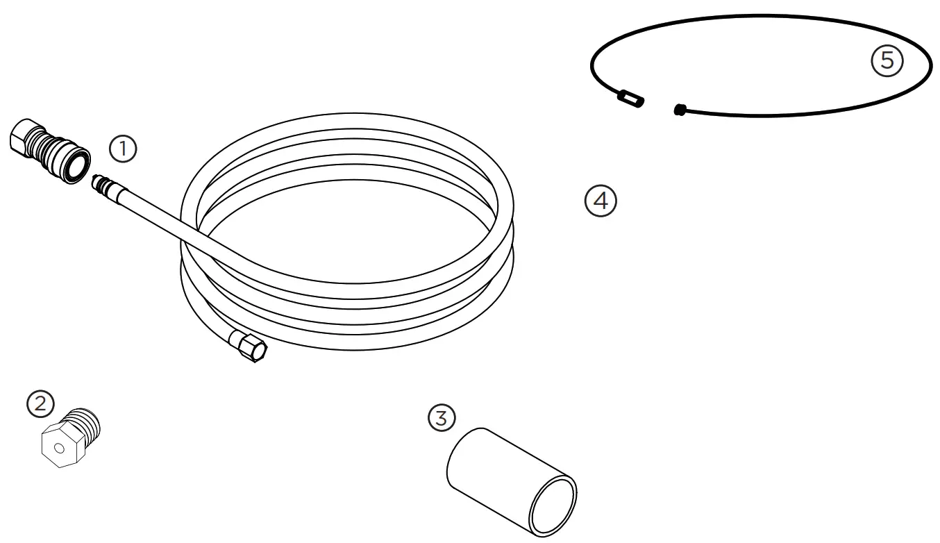 JENSEN CO U0002 06 Natural Gas Conversion Kit - fig