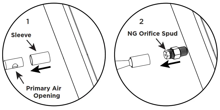JENSEN CO U0002 06 Natural Gas Conversion Kit - fig4