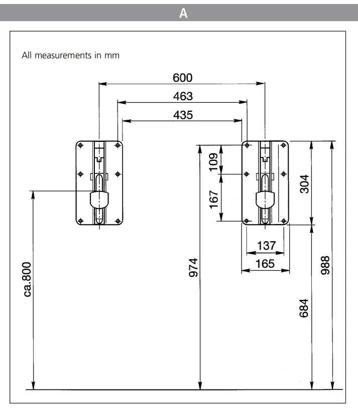 etac Optima Toilet Arm Support - Figure 1