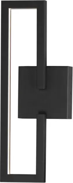 ET2 Lighting E21260-BK Penrose LED 7 inch Black ADA Wall Sconce Wall Light