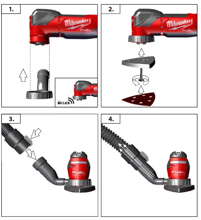 Milwaukee M18 FMT Oscillating Multi Tool 7