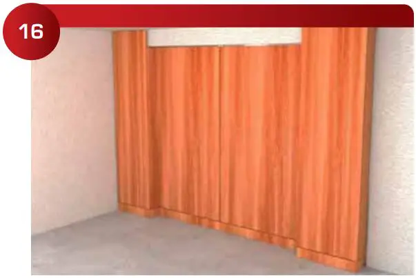 Star Hanger 300 Green Glide Installation Guide - Finished room using prefabricated panel furring