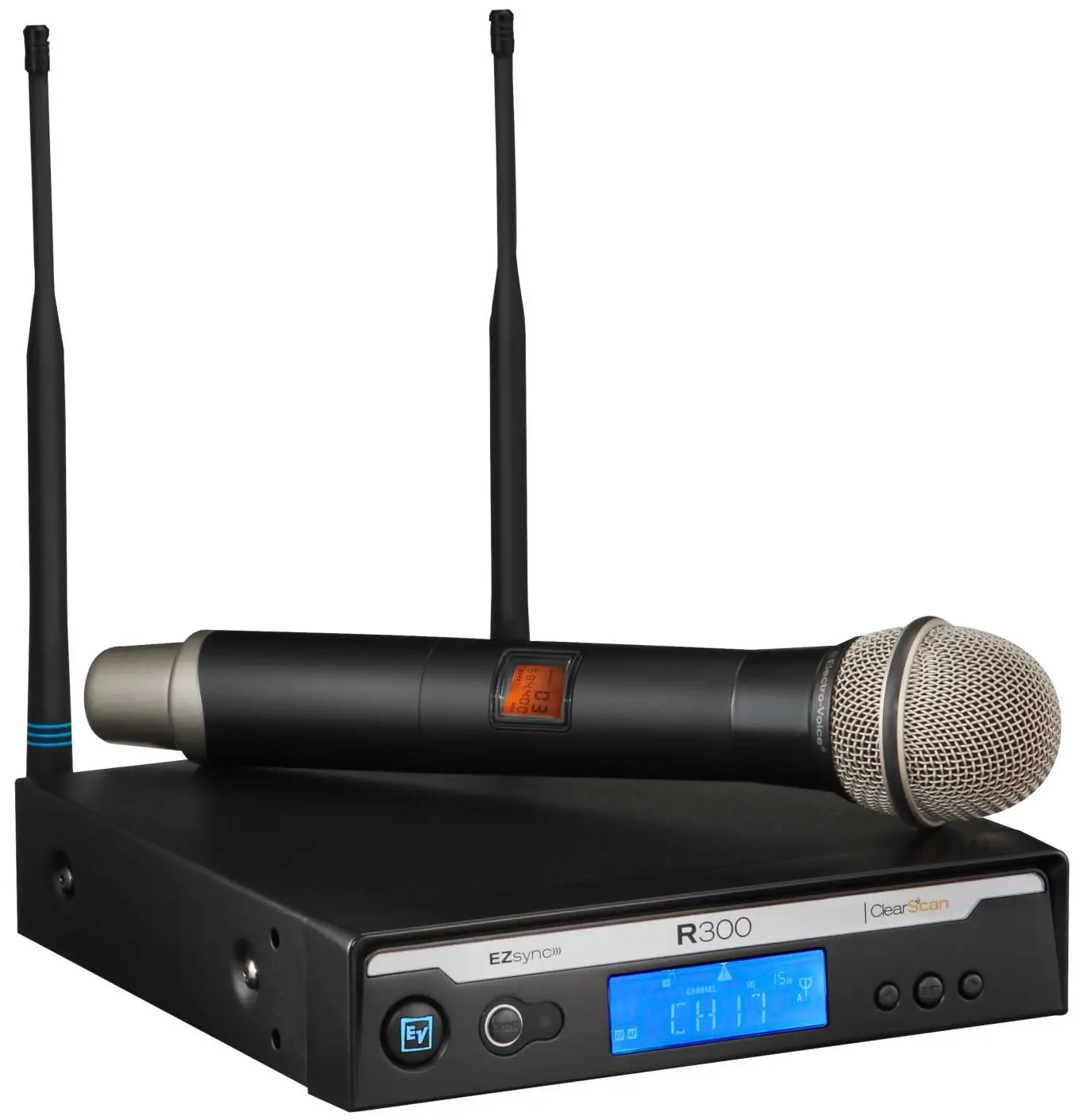 EV R300 UHF Wireless Microphone Handheld Transmitter-fig1