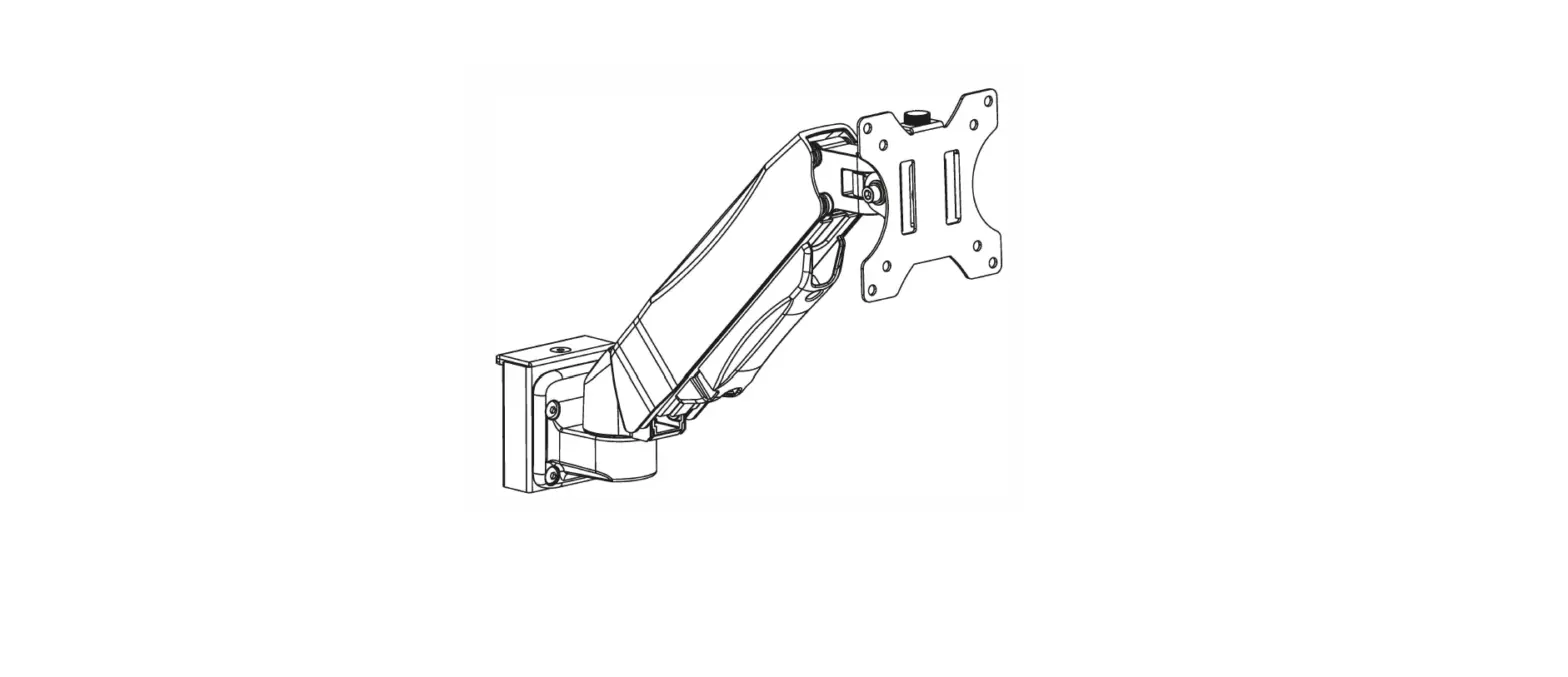 Kimex 150-3305 13-27 Inch Pc Monitor Arm For Slatwall Instruction Manual Kimex 150-3305 13-27 Inch Pc Monitor Arm For Slatwall Instruction Manual