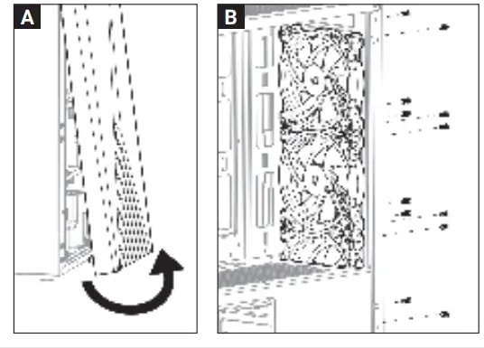OMIXIMO GTX1650 Delta RGB Mid Tower Case -Install Motherboard 5