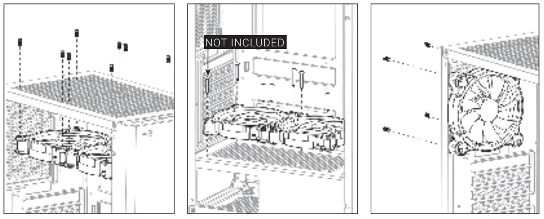 OMIXIMO GTX1650 Delta RGB Mid Tower Case -Install Motherboard 5