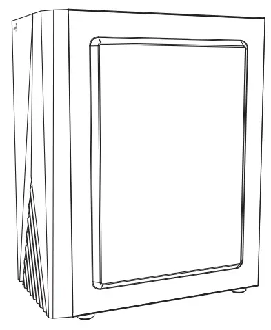 OMIXIMO GTX1650 Delta RGB Mid Tower Case -Install Motherboard