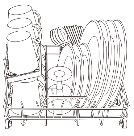 hermitlux HMX-TDJ03 Tabletop Dishwasher - Fig6