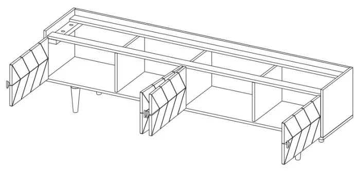 MATT BLATT Dado Entertainment Unit - Gently lift the