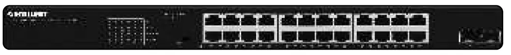 INTELLINET 24 Port Gigabit-Ethernet-PoE-plus-Switch-with 2 SFP-Ports-FIG- (2)
