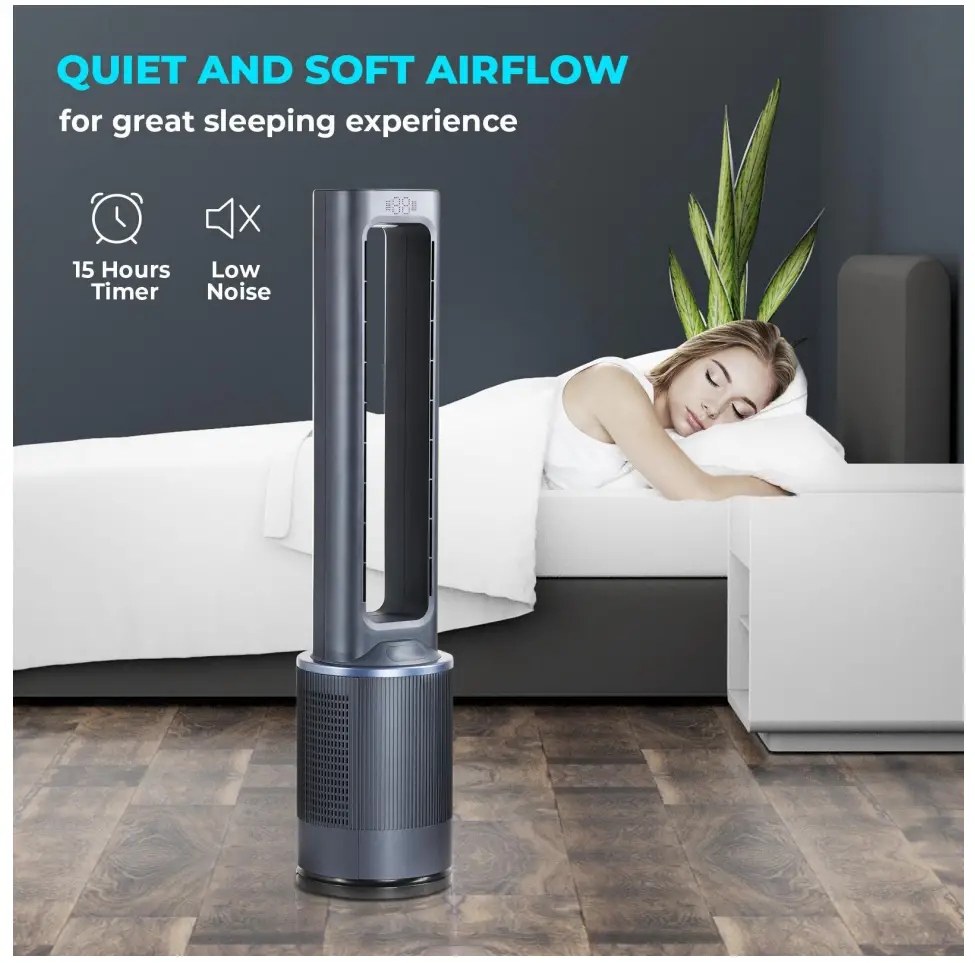 Quiet and soft Airflow