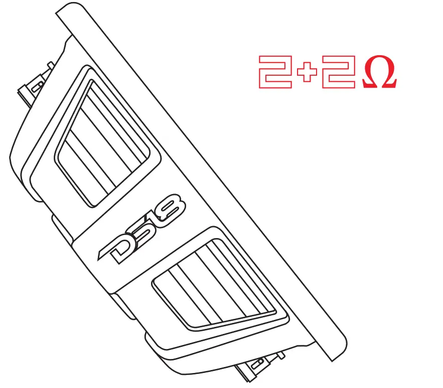 DS18 PSW10 2D Water Resistant 10 inch Shallow Subwoofer